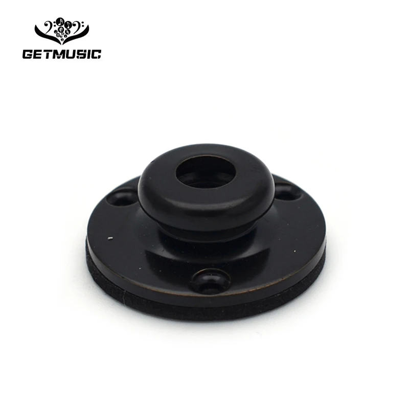 

Brass Guitar output Input End Pin Jack Cover Acoustic Guitar Ukulele End Pin Jack Cover Silver Gold Black