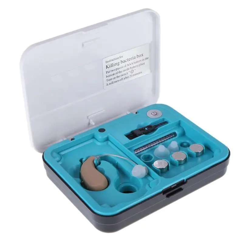 

JOCESTYLE 1pc Hearing Amplifier Digital Sound Ear Back Type Microphone Help Hearing Aids for the Elderly