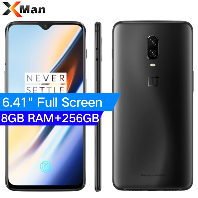Новый Oneplus 6T 6 t 8 ГБ ОЗУ 256 Гб ПЗУ мобильный телефон Snapdragon 845 двойная камера s 41