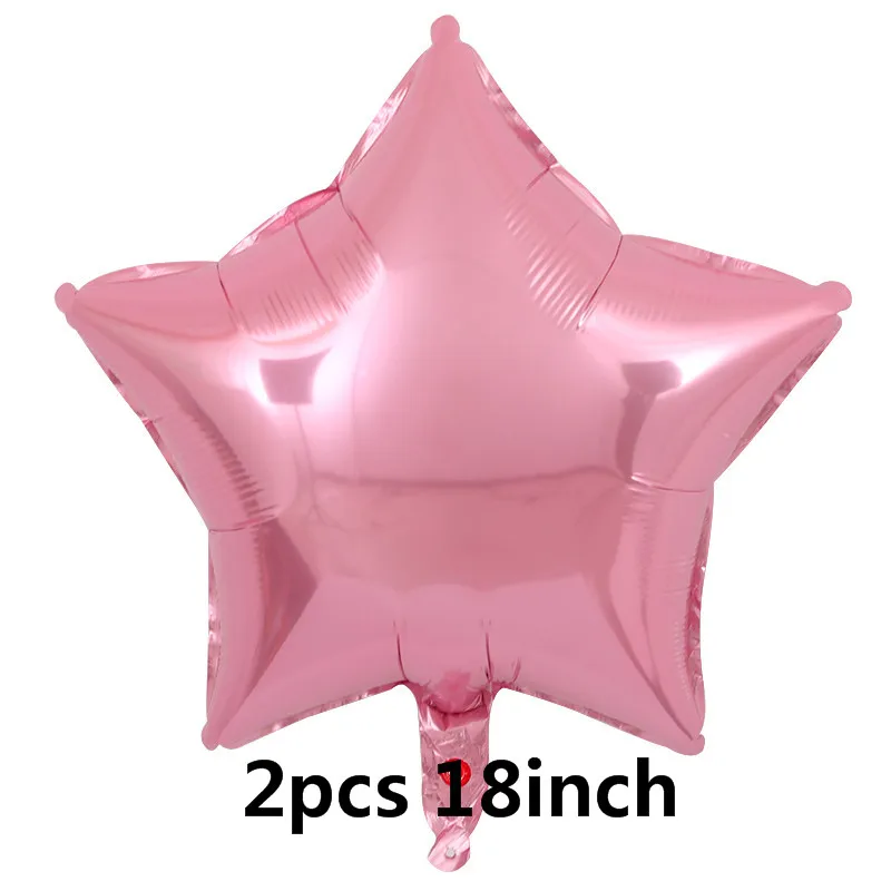 GIHOO 1 комплект, воздушные шары на день рождения, голубые, розовые, с цифрами, фольгированные шары на 1, 2, 3, 4, 5, 6, 7, 8, 9 лет, украшения на день рождения, Детские шары - Цвет: 2pcs