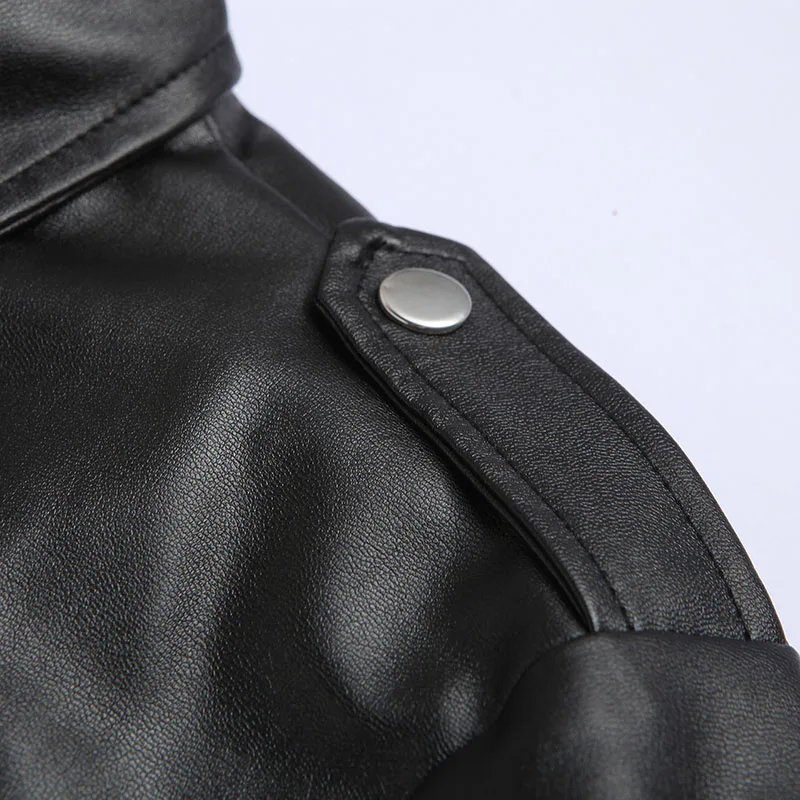 Idopy/брендовая одежда в стиле панк; куртка из искусственной кожи с неровной молнией; Мужская мотоциклетная куртка с наклонной молнией; приталенная куртка для мужчин