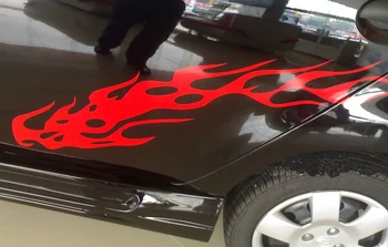 

Car Racing Hot Fire flames 38'' Door Decals Vinyl Side sticker CE71
