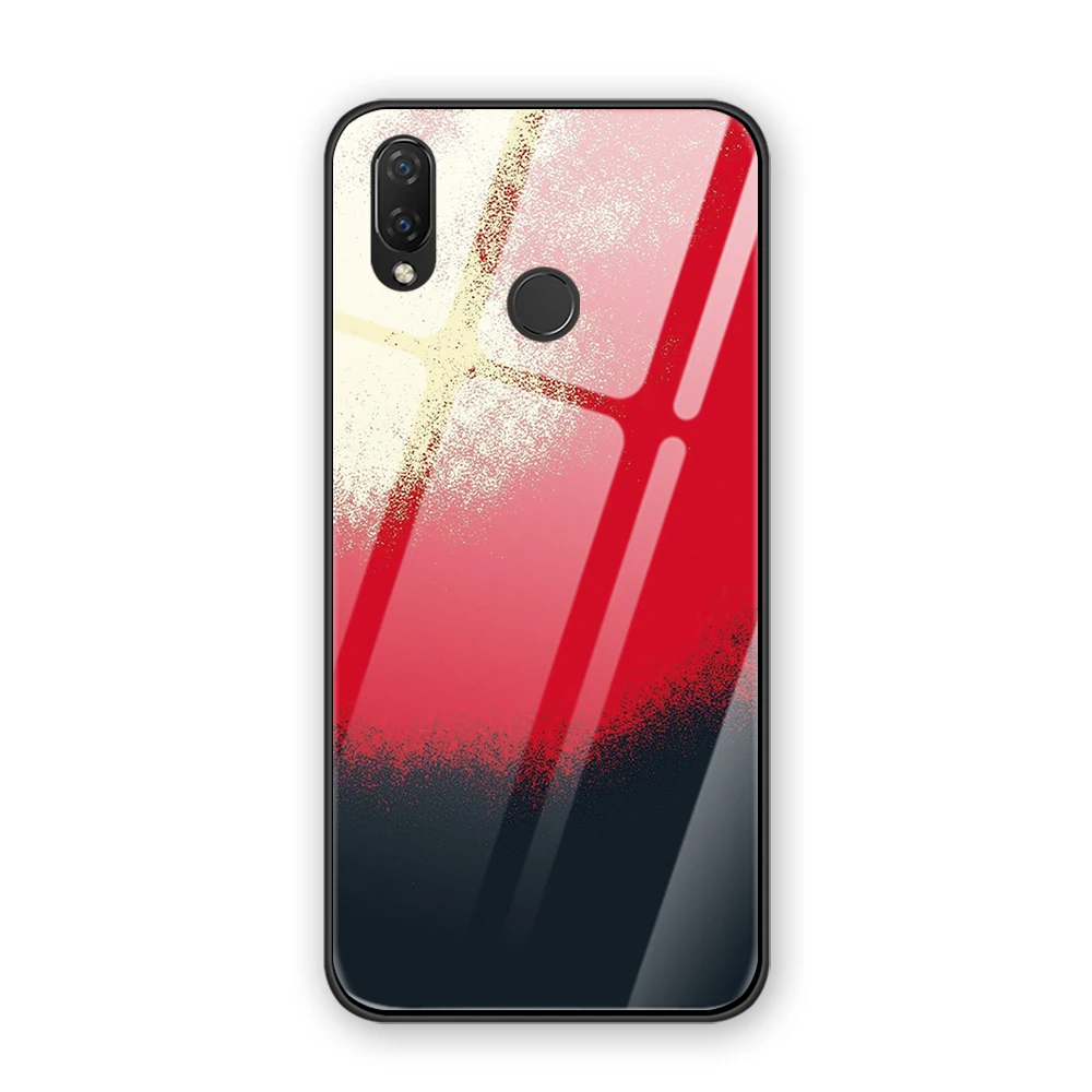 Чехол для HUAWEI nova 3i, закаленное стекло, чехол для телефона, аниме, для HUAWEI nova 3i, закаленное стекло, чехол для телефона, мультфильм - Цвет: 9165