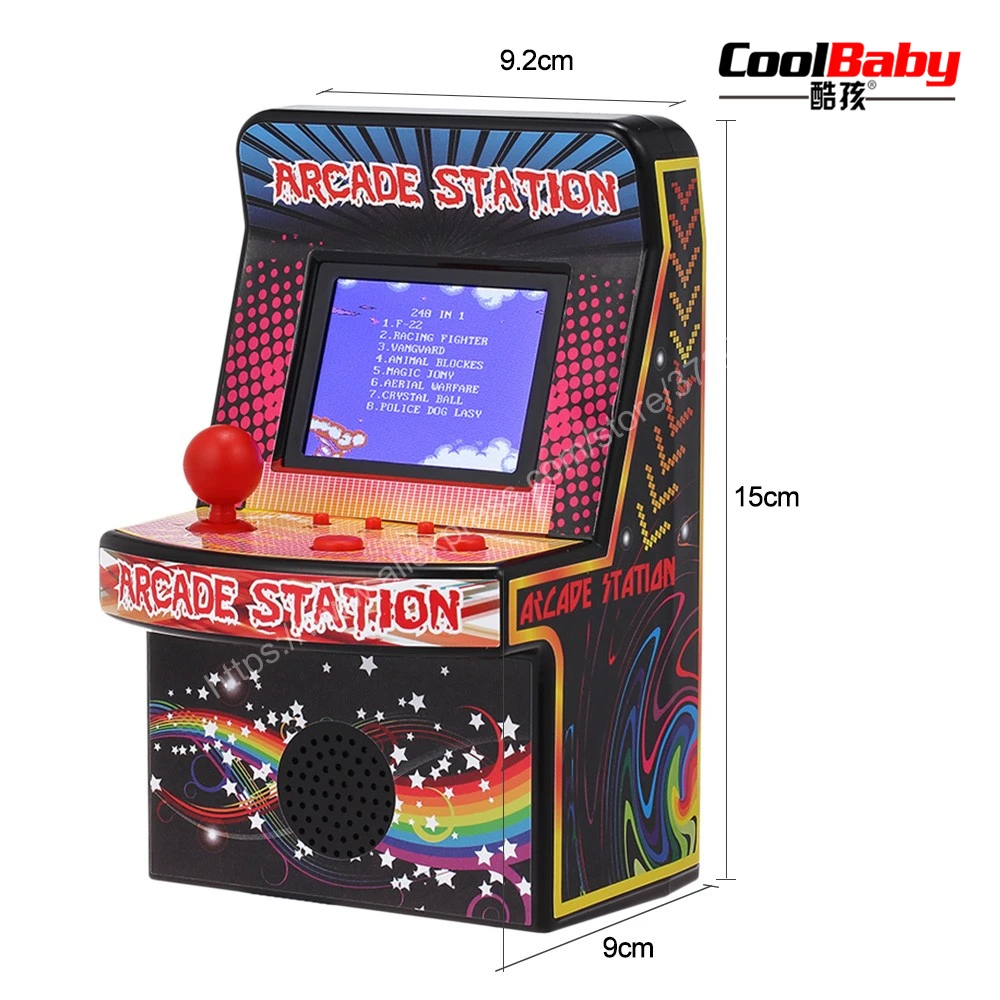 CoolBaby Портативный ретро портативные игровые консоли 8 битный игровой автомат Мини