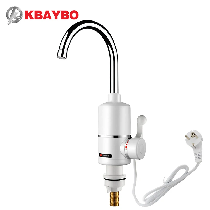 3000W Electric Water Heater Tankless Kitchen Instant Hot Water Tap