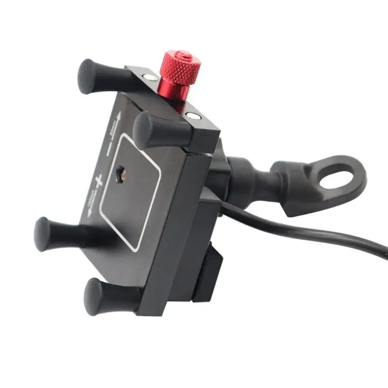 VODOOL держатель для телефона из алюминиевого сплава для велосипеда USB зарядное устройство велосипедный руль Универсальный кронштейн Подставка Аксессуары для велосипеда