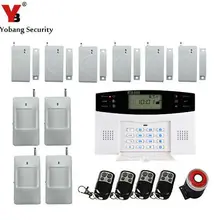 Yobang безопасности-Alarmas GSM беспроводная домашняя охранная сигнализация, интеллектуальный мобильный звонок GSM сигнализация система автоматического набора и автоматического аудио