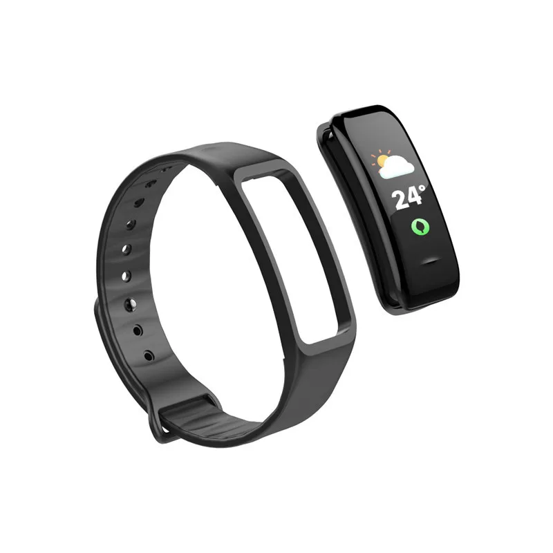 Smart Band C1S Smart Bracelet Color Screen Waterproof Blood Pressure Heart Rate Monitor Fitness Tracker Smart Wristband