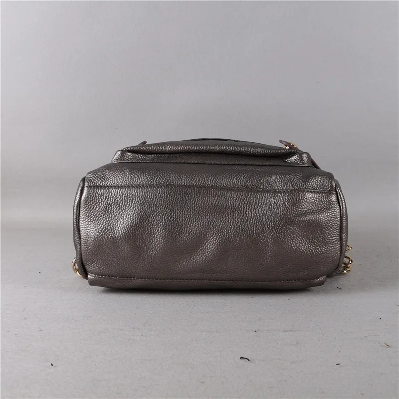 Mochila de Couro Mochila para Mulheres Mochila de Viagem Nesitu Genuíno Feminina Nova Moda Preta Azul Seda Branca Boa Qualidade M9009 7 High Quality Bolsas e Malas