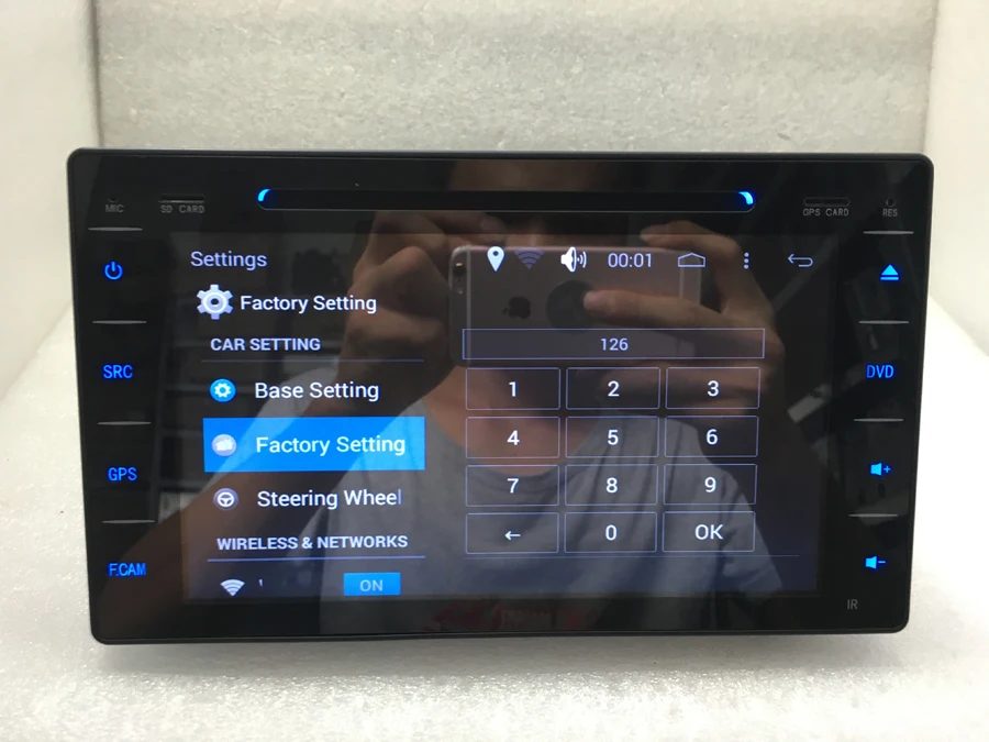 Perfect 8" Full touch Android Car DVD Player with TV/BT GPS 3G WIFI,Audio Radio Stereo,Car PC/multimedia headunit for TOYOTA Hilux 2016- 16