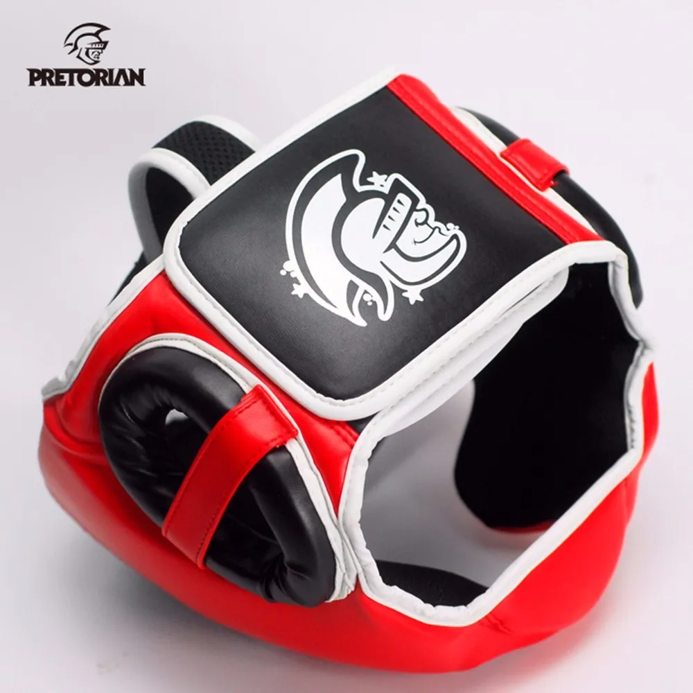 Детский боксерский шлем Helmt Head gear Guard MMA Muay Thai Twins Kick Head Protector Guard защита спарринг Head gear 2 цвета