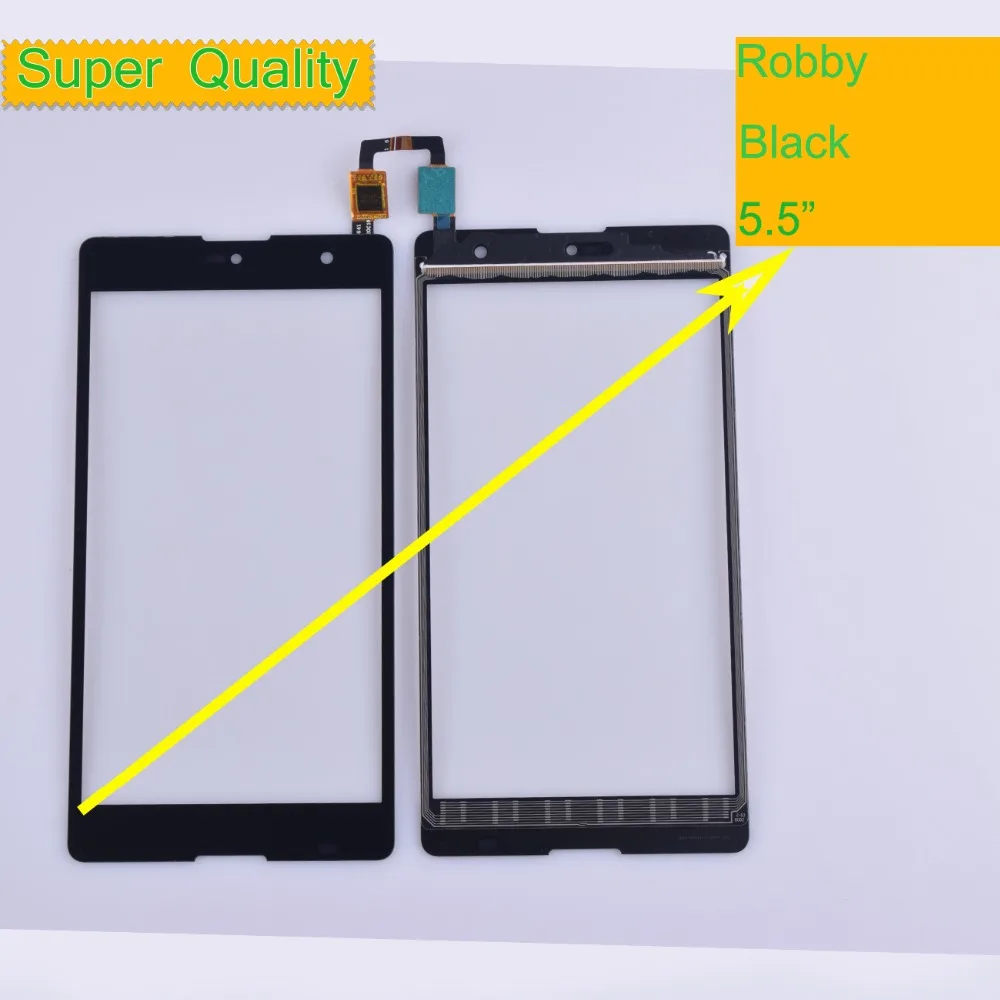 10 шт./лот сенсорный экран для Wiko robby Сенсорная панель Сенсорный экран дигитайзер стекло сенсор для Wiko robby телефон касания Передняя внешняя