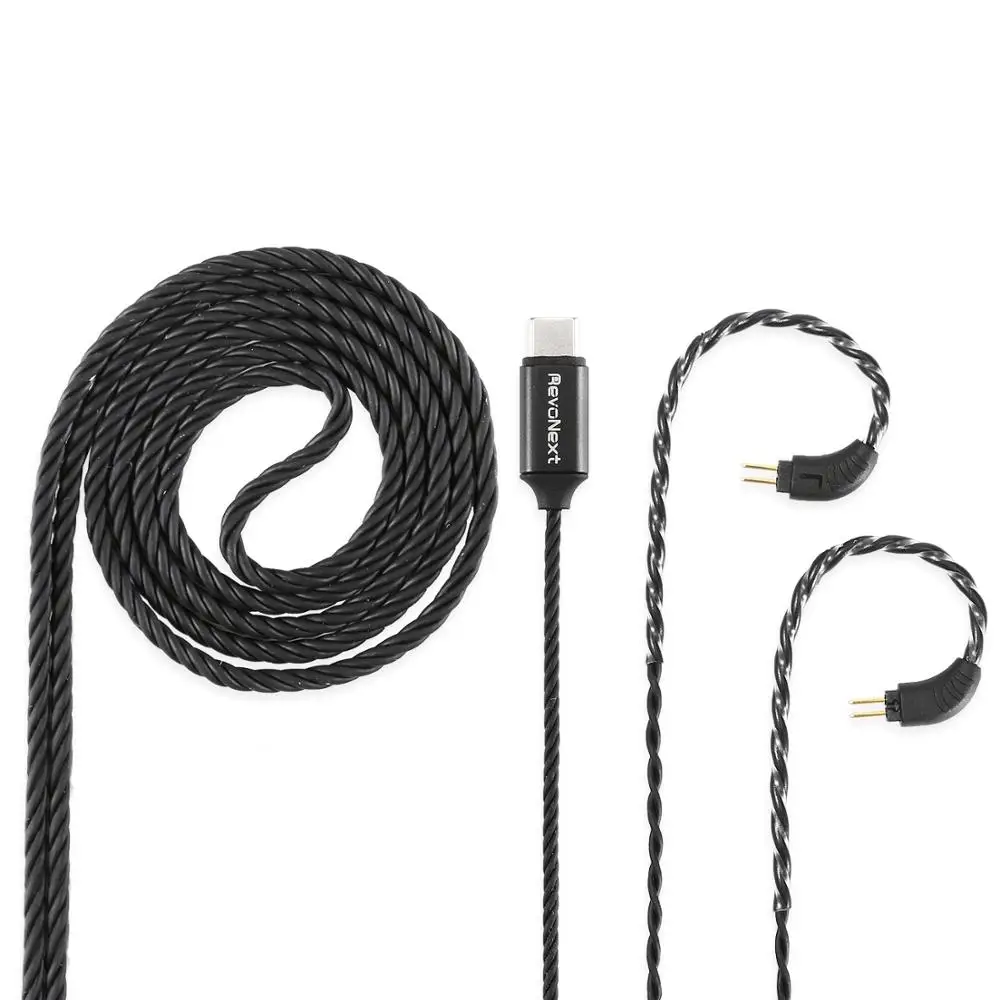  RevoNext Type C Detachable Cable Exchange Cable for QT2/QT2S/QT3/QT3S/QT5/RX8/RX8S Upgraded Cable 0