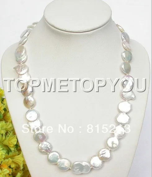 

ddh00340 26mm natural twinborn coin white Reborn keshi pearls necklace dragon