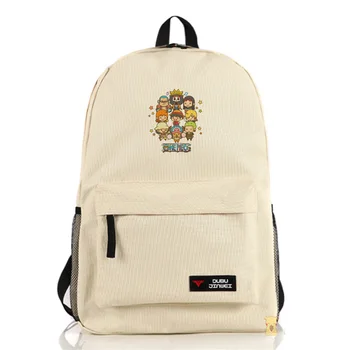 

One Piece Fashion School Bags for Teenagers Backpack Luffy Chopper Printing School Book Backpacks Free Shipping