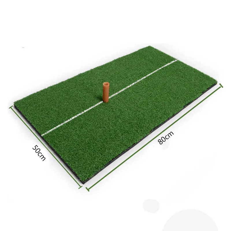 60*30cm Green Backyard Indoor Golf Training Mat Practice Hitting Pad Rubber Tee Holder Grass Golf Training Aids Accessories