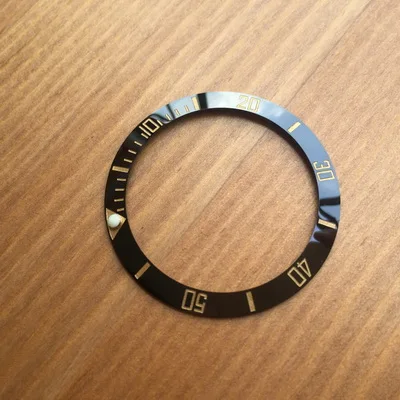 38 мм высокое качество керамические RLX часы ободок вставка для часов Ролекс SUB SEA часы aftermarket запасные части 116610 116613 инструменты - Цвет: black2