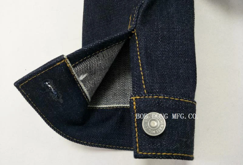 BOB DONG 23oz Selvage джинсовая куртка винтажная одежда 507XX Trucker Selvedge пальто