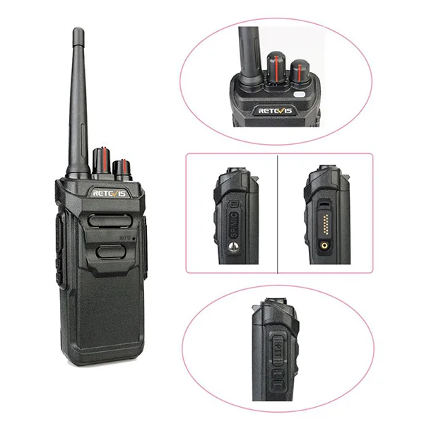 2 шт. RETEVIS RT48/RT648 IP67 водонепроницаемый Walkie Talkie плавающий PMR радио PMR VOX UHF двухстороннее радио Comunicador для Baofeng UV-9R