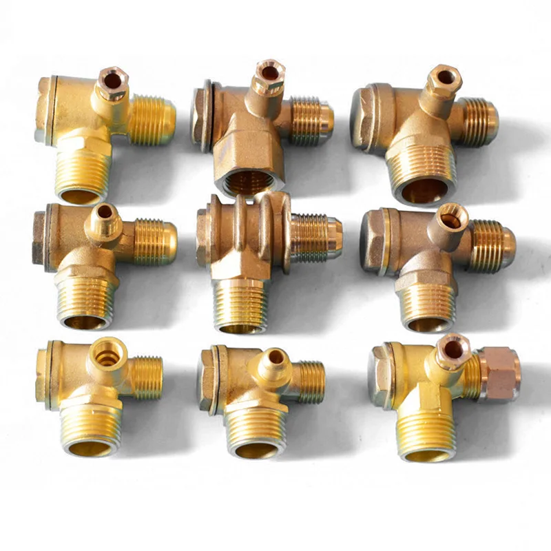 1Pcs 3 Port Check Valve Brass Internal/Male Thread Return Valve/Check Valve Connector Tool For Air Compressor High Hardness 1Pcs 3 Port Check Valve Brass Internal/Male Thread Return Valve/Check Valve Connector Tool For Air Compressor High Hardness