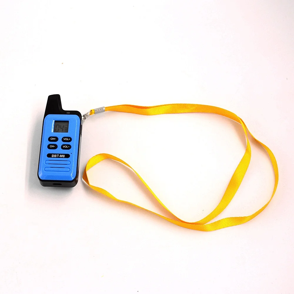 

BBT-M8 Two Way Commercial Radio Blue UHF 400~470Mhz Small Mini Security Kids Toy 2W Ham Interphone