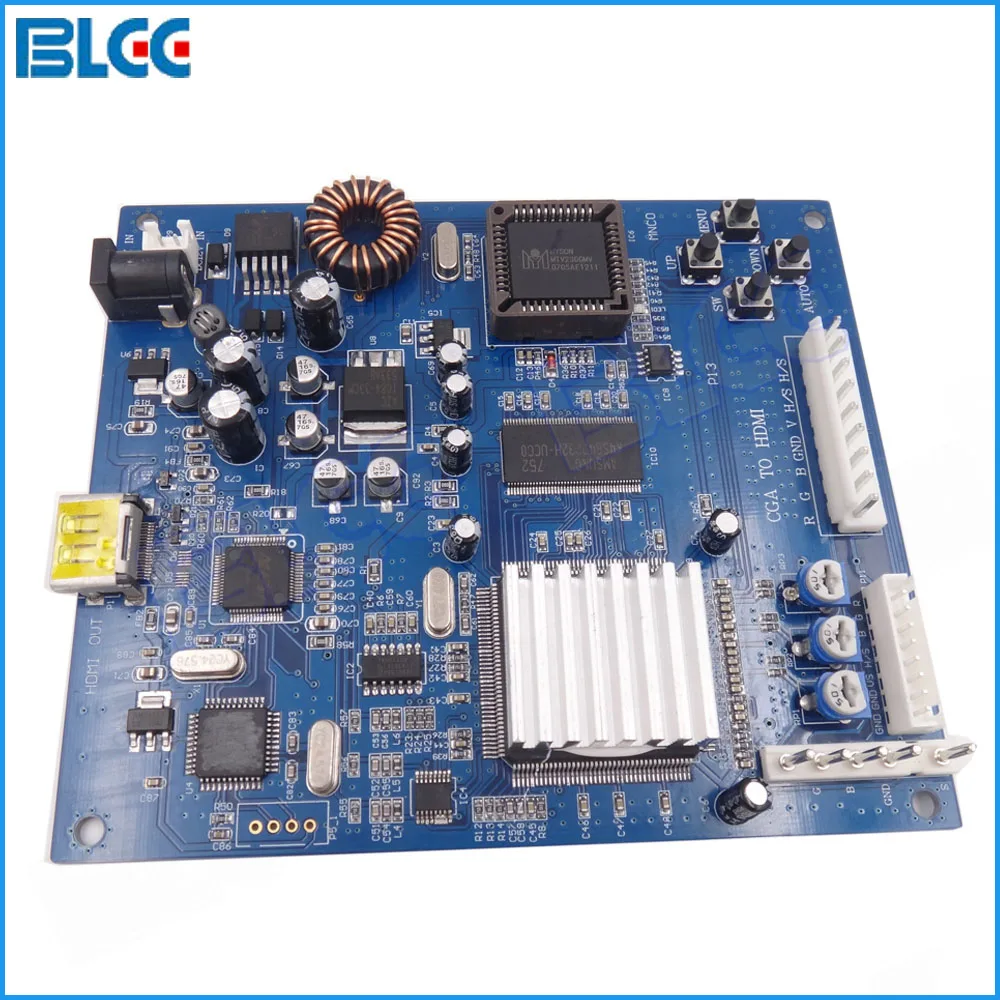 Плата преобразования EGA/CGA в HDMI PCB для HD ТВ аркадная игра шкаф машина|cga to hdmi|cga hdmicga tv
