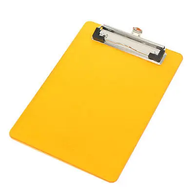 Office File Holding Orange Plastic Clip Board For A6 Paper Clip Office Paper For Officeclip Paper Aliexpress