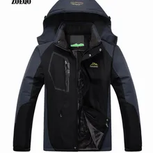 ZOEQO, зимняя мужская куртка, большой размер, высокое качество, теплая куртка, Мужская верхняя одежда, утолщенный капюшон, мужская куртка и пальто, парка для мужчин