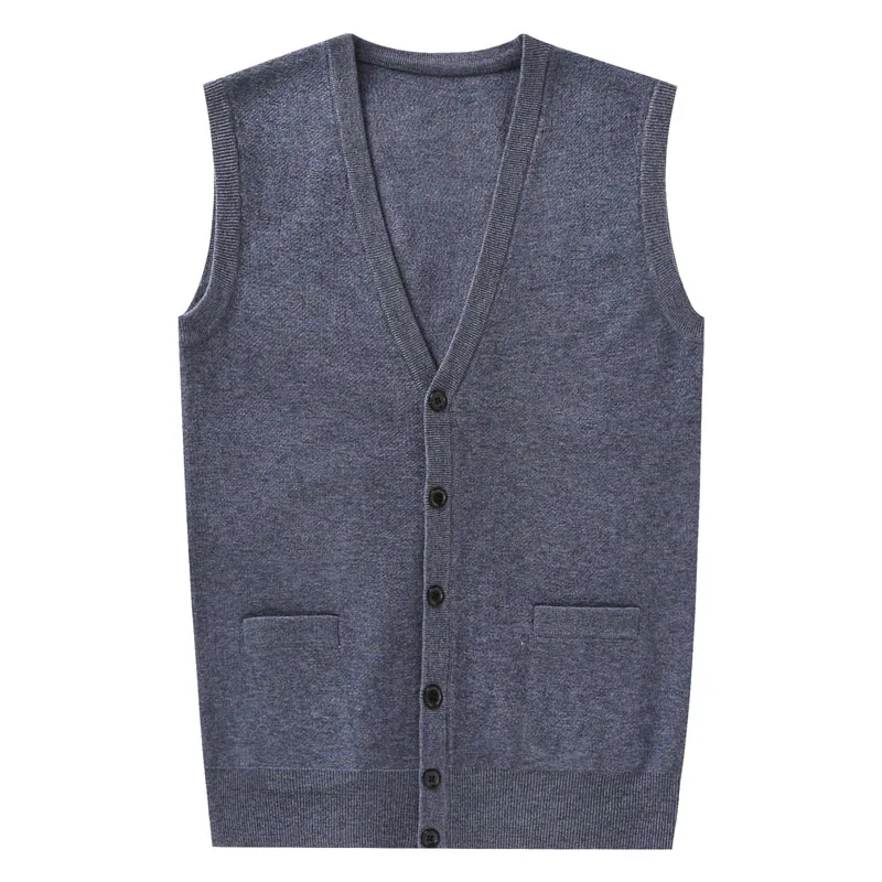 2019 Fashion Brand Sweaters Mens Cardigan Solid Color Slim Fit Jumpers Knitwear Vest Winter Korean Style Casual Clothing Male