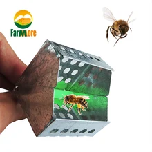 1 шт queen маркер клетка металлическая клетка для пчелиной матки клип ловушка для пчел пчеловод инструмент Пчеловодство оборудования пчеловодства аксессуары