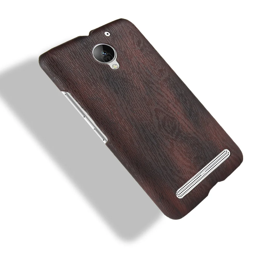 Для Lenovo Vibe C2 чехол для телефона бампер PC пластик K10a40 PU кожаный vibe c2 Power деревянные