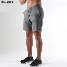 Новинка, мужские хлопковые дышащие мягкие удобные спортивные штаны для бодибилдинга, фитнеса, шорты для бега, повседневные спортивные мужские шорты