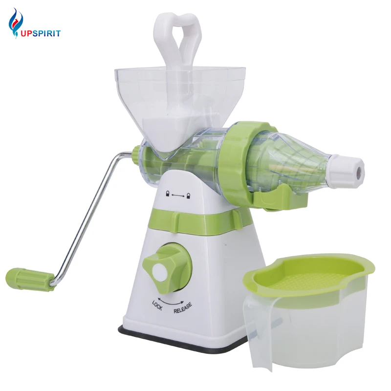 

Upspirit Easy Hand-crank Home Juice Extractor Juicer Machine Squeeze Fruit Vegetable Juice Blending Watermelon Orange Squeezer