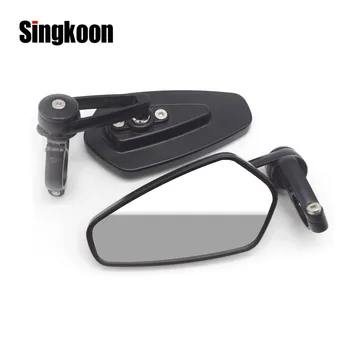 

Universal Motorcycle bar end mirror Scooter Rearview Mirrors retroviseur moto FOR sv650 honda shadow 750 f800r yamaha fjr 1300