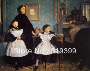 

Oil Painting Reproduction on linen canvas,The Bellelli Family by edgar degas ,Free Shipping via FeDex,100% handmade oil painting