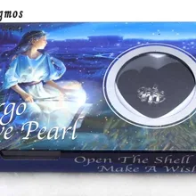 Qingmos Созвездие подарок Желание Жемчужное Дева кулон Цепочки и ожерелья для Для женщин с Oyster Любовь жемчужные ожерелья Цепочки и ожерелья 1" цепь- 3637