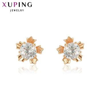 

Xuping Elegant Earring New Design Gold Color Plated Brand Fashion Jewelry Stud Earrings for Women Christmas Gift Y4-XE2017
