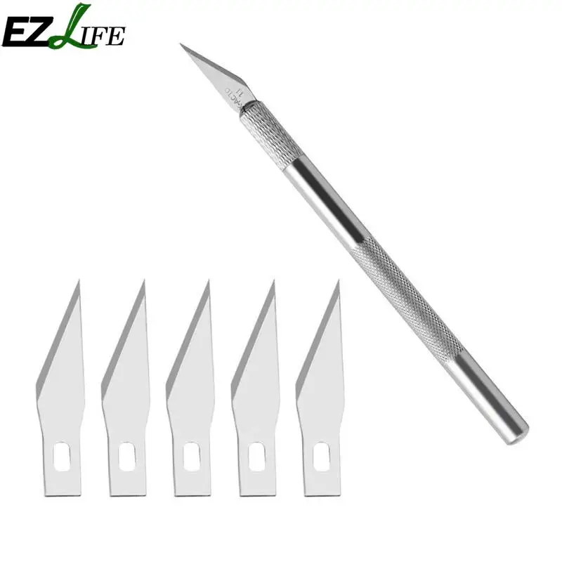 

1 Blade +6 Tablets Wood Carving Tools Fruit Food Craft Sculpture Engraving Knife Scalpel DIY Cutting Fruit Scalpel LQX7161