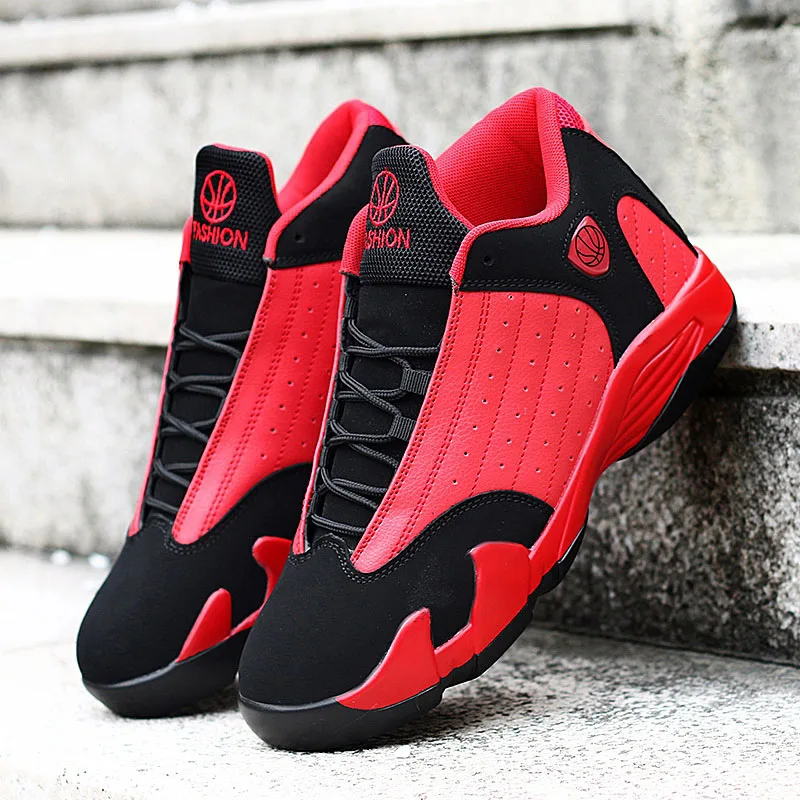 

Mens Basketball Shoes 2019 Brand Zapatos Hombre High Top Jordan Retro Shoes Outdoor Anti-slip Breathable Light Sneakers Shoes