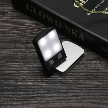 

Mini LED Desk Lamp With Clip Rotatable LED Reading Lamp Square Box Shape USB Power Supply LED Reading Book Lamp