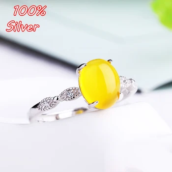 

925 Sterling Silver Color Adjustable Ring Blanks Base DIY Handmade Blanks 7*9mmWax Turquoise Settings for Women Jewelry Findings