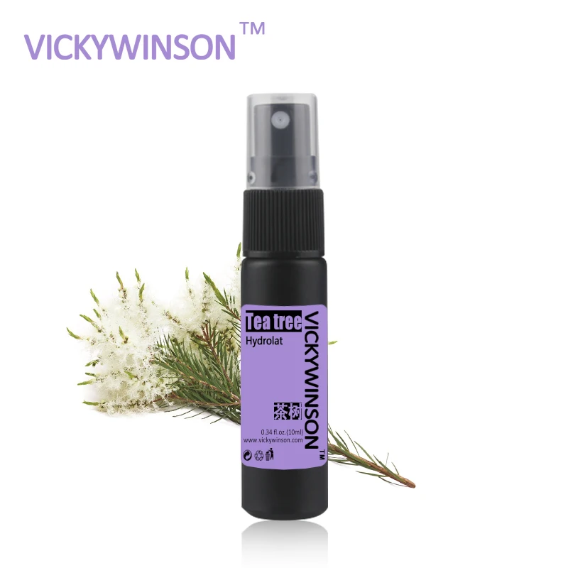 

VICKYWINSON Tea tree hydrolat 10ml Toner Skin Care Moisturizing Hydrating Oil-control WC2