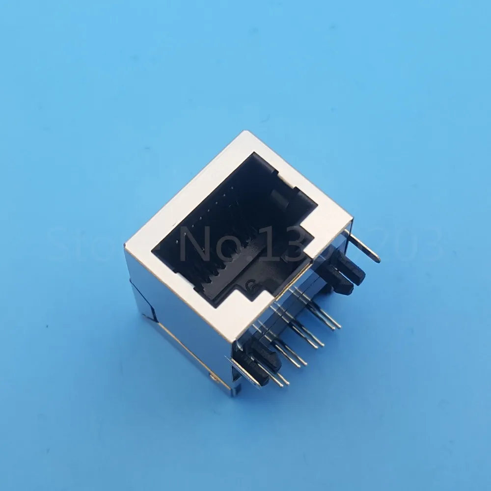 50 шт. RJ45 сети Ethernet 8P8C гнездо 8Pin DIP печатного монтажа разъем|connector 8pin|connector ethernetconnector
