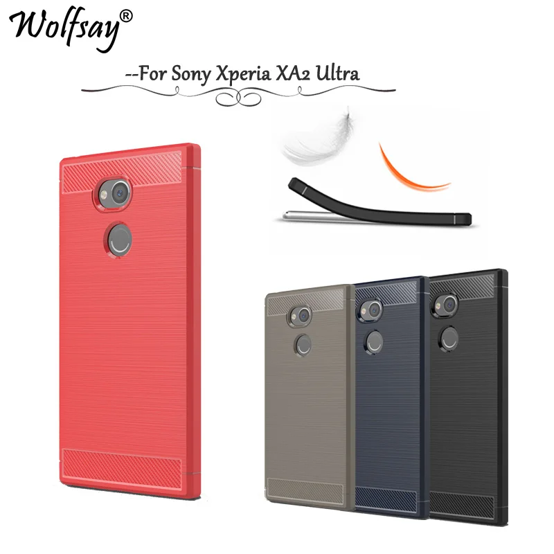 Чехол wolfsay для Sony Xperia XA2 Ультра чехол XA 2 мягкий резиновый телефона Ultra H4233 H4213 |