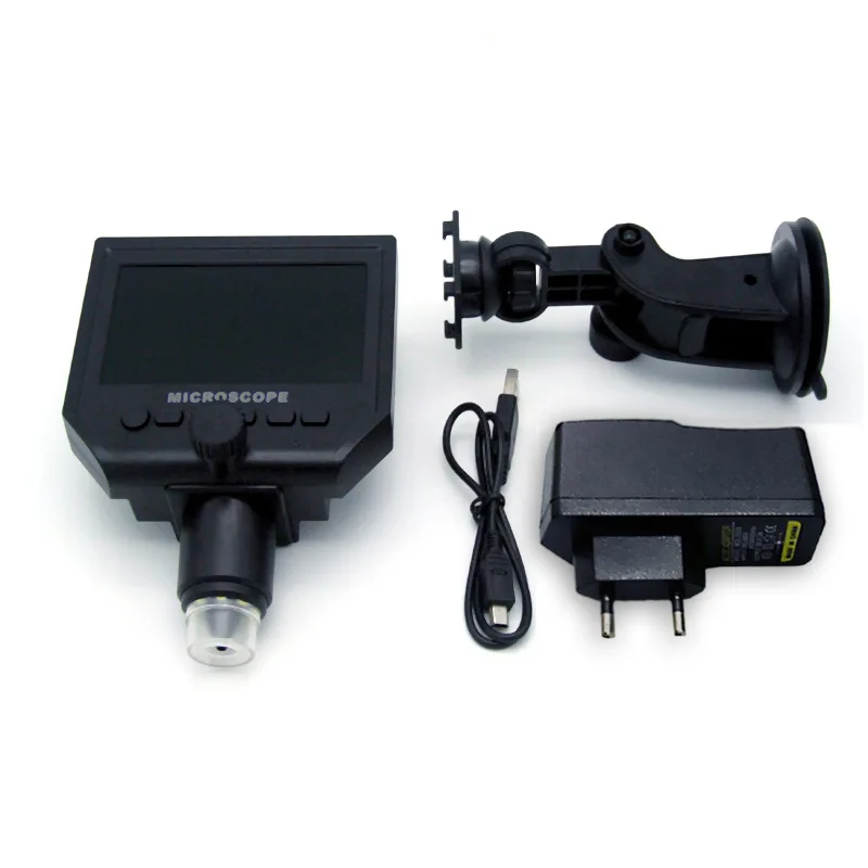 Портативный видеомикроскоп VGA 1 600X 3.6MP USB цифровой электронный микроскоп с 4 3 &quotHD