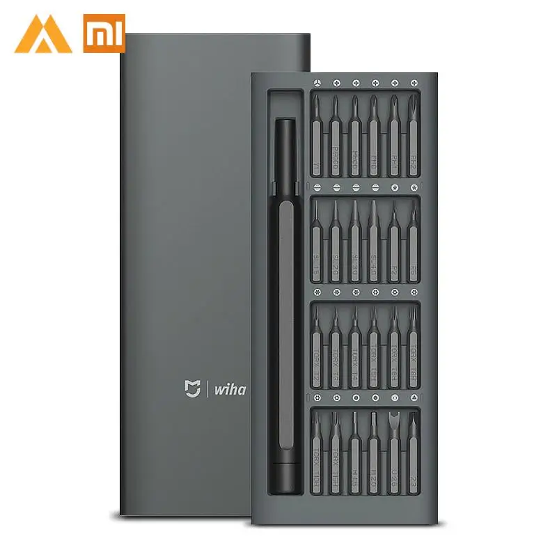  Xiaomi Mijia Wiha 24 в 1 прецизионный отвертка комплект 60HRC магнитные биты