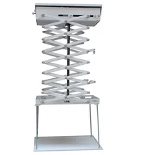 1 set 3meter motorized electric lift scissors ceiling projector mount bracket elevator projector remote control
