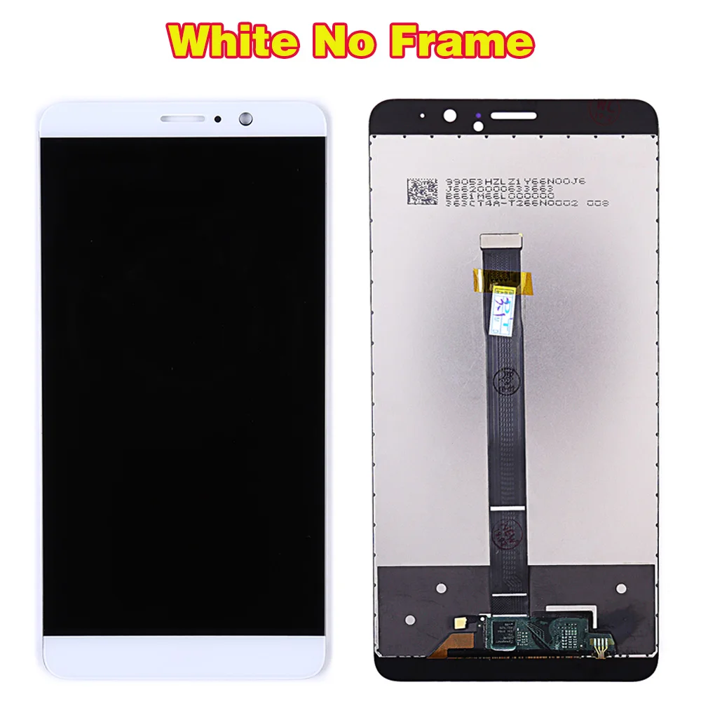 Vancca 5,9 дюймов ЖК-дисплей для huawei mate 9 1920*1080 кодирующий преобразователь сенсорного экрана в сборе рамка с бесплатным закаленным стеклом и инструментами - Цвет: White No Frame