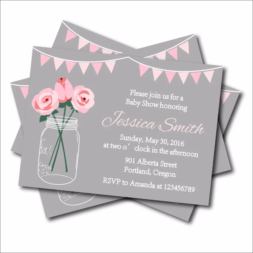detail feedback questions about 20 pcs vintage mason jar wedding mason jar bridal shower invitations