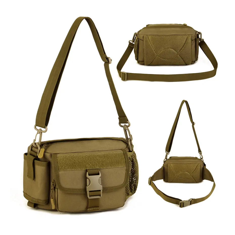 Los hombres al aire libre cintura hombro multiusos bolsa de escalada Pesca carrete señuelo bolsa de almacenamiento Pesca 7 colores Los hombres al aire libre cintura hombro multiusos bolsa de escalada Pesca carrete señuelo bolsa de almacenamiento Pesca 7 colores